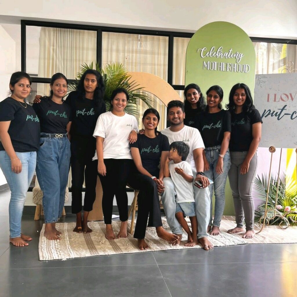 Deepika Thiyagarajan with her Putchi team