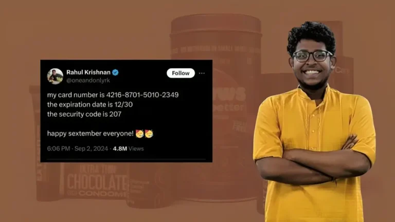 Rahul Krishnan’s Bold Marketing Campaign Takes Twitter by Storm