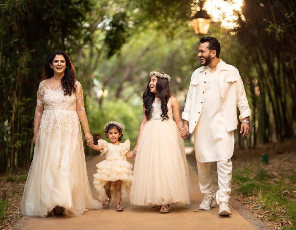 Aman Gupta with his Family 